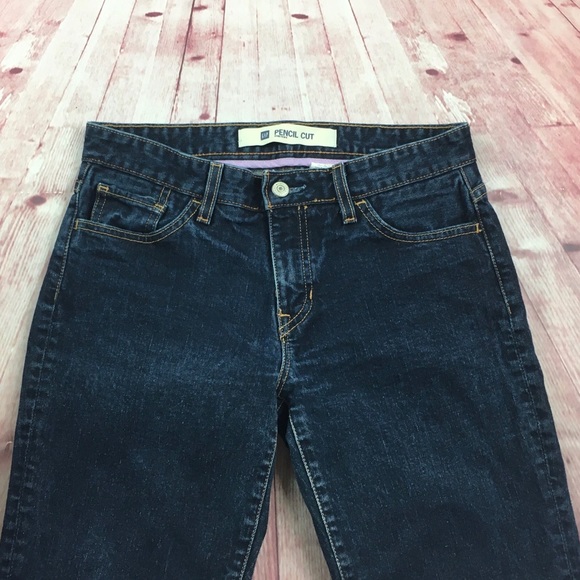 💸GAP Pencil Cut Stretch Denim Jean in size 6R - Picture 2 of 8
